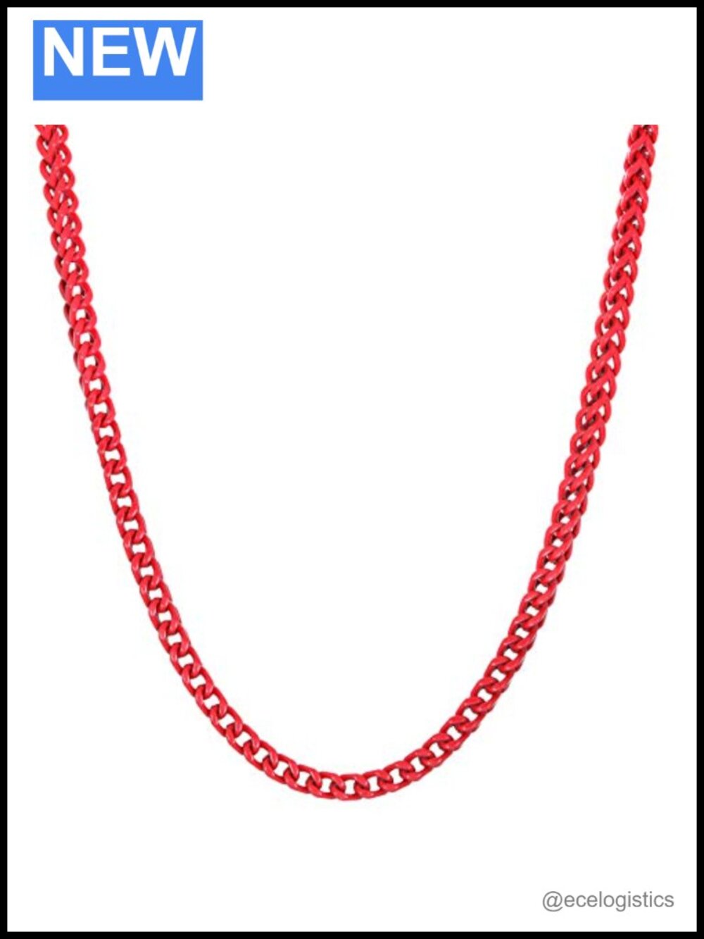 Stainless Steel Franco Chain Necklace Men 26 Inch Lobster Clasp